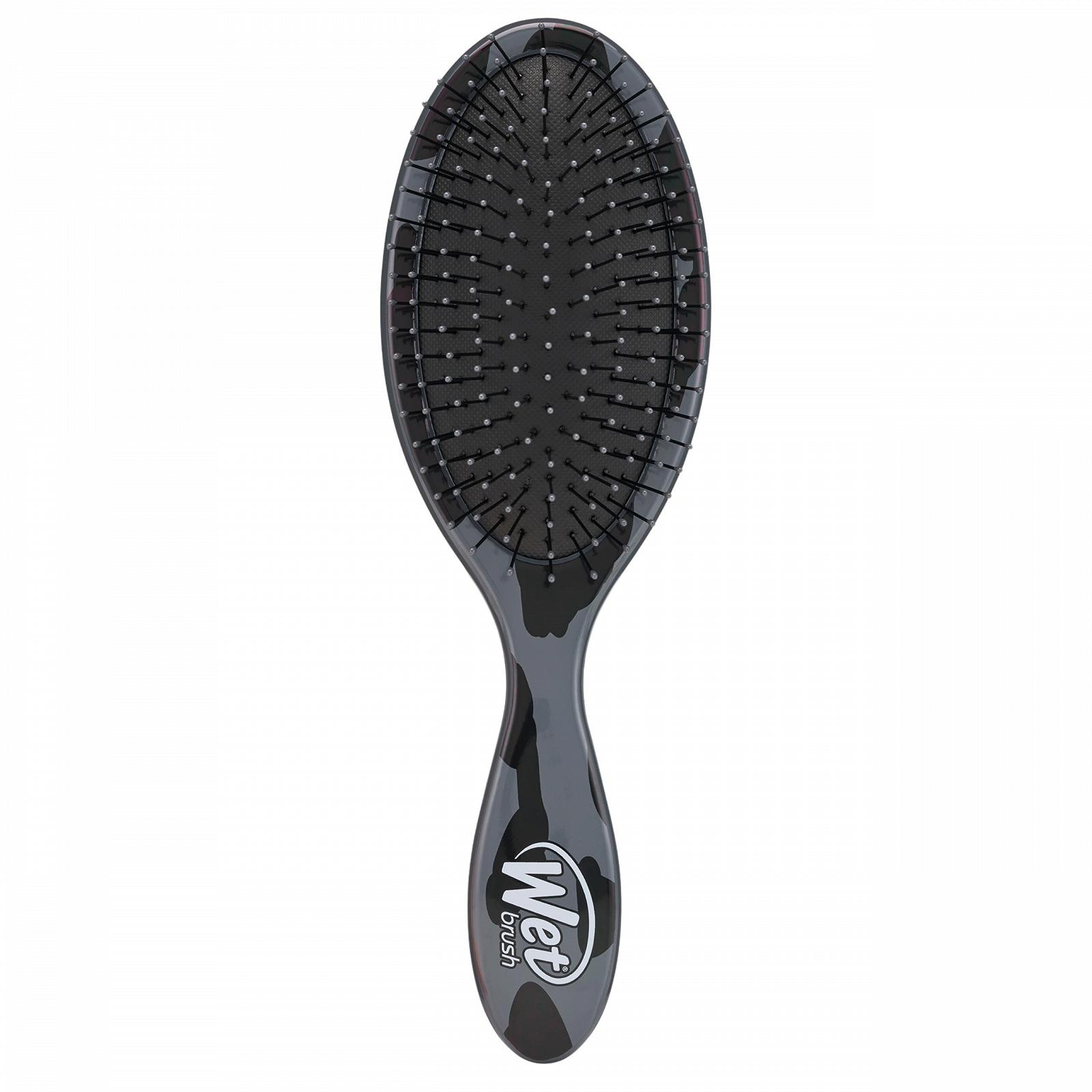 Гребінець Wet Brush Genuine Detangler Темно-сірий Леопард (Safari), фото №2