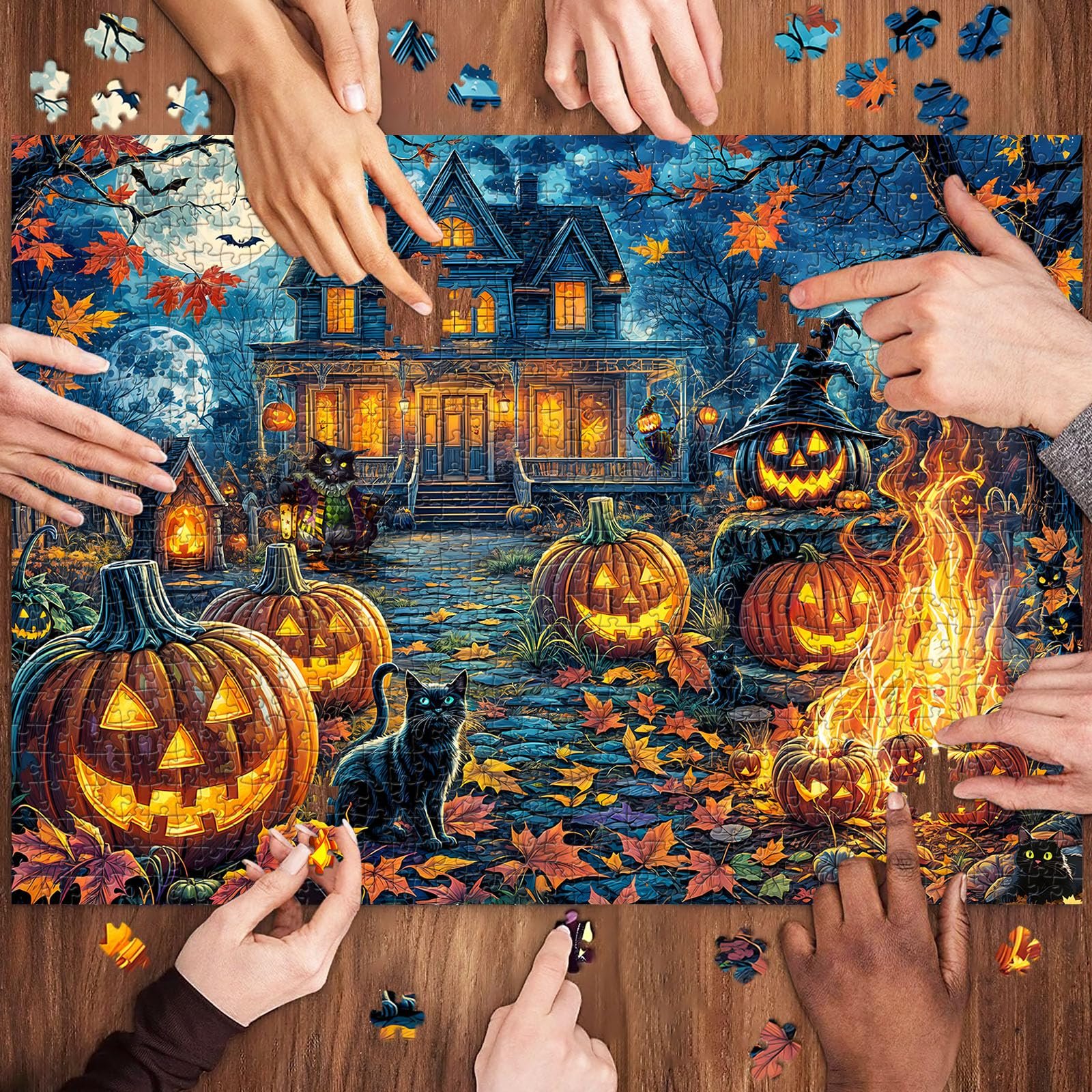 Пазл Halloween House 1000 деталей 70 x 50 см, фото №6