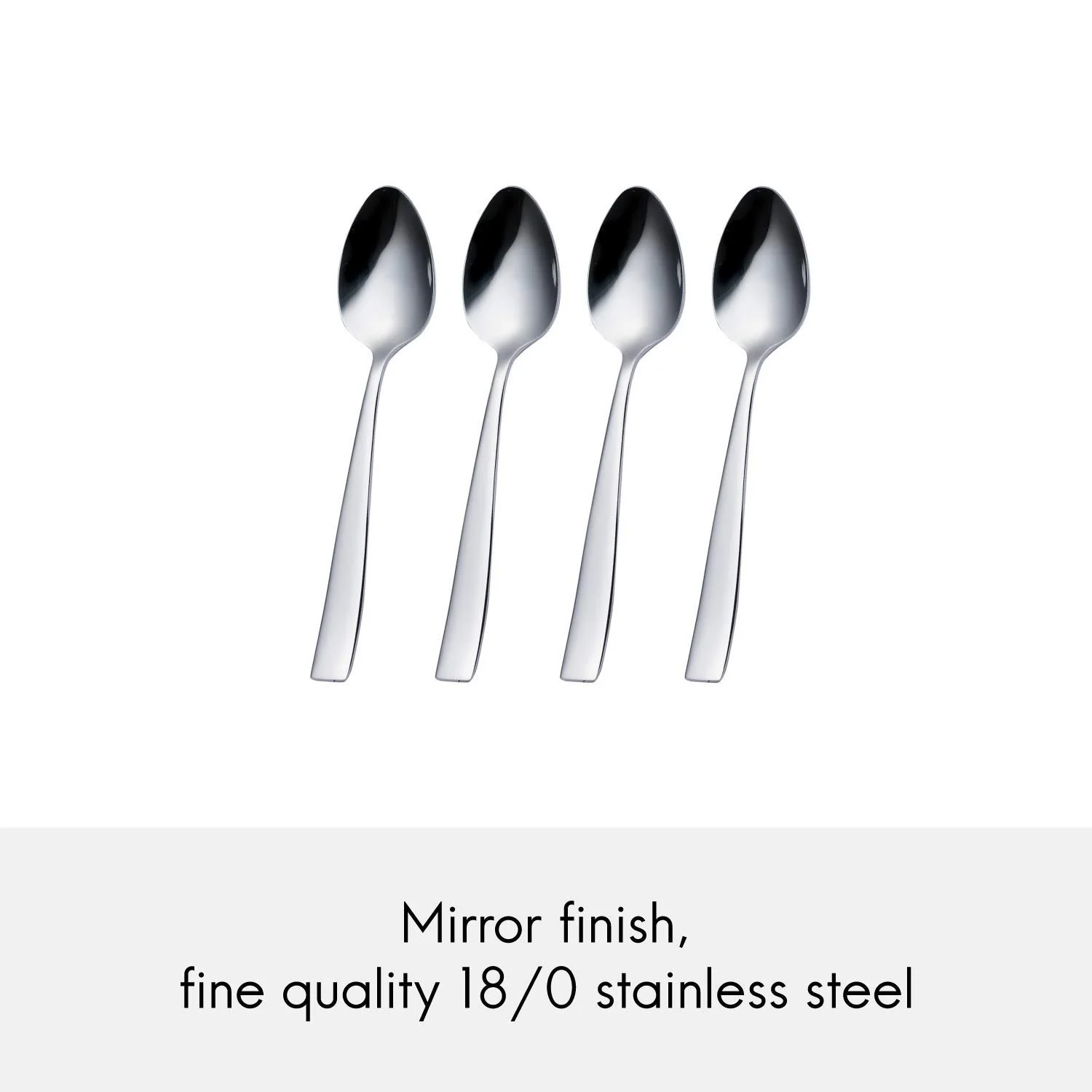 Ложки чайні Viners Everyday Purity 18/0, набір 4 шт, нержавіюча сталь, фото №5