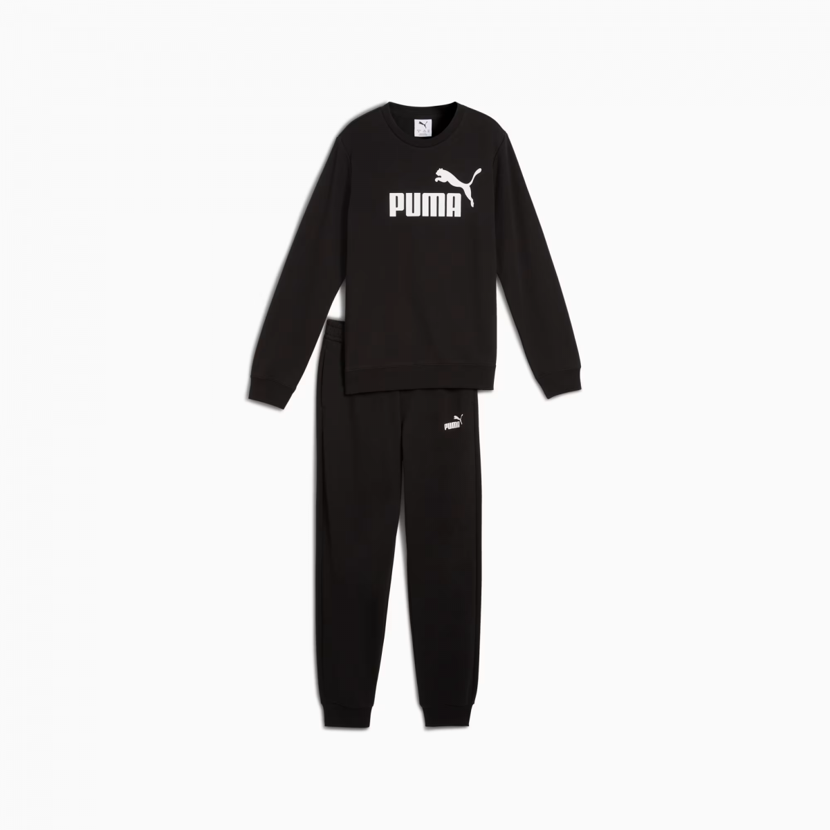 Спортивний костюм ESS Logo Crew Sweat TR  Puma Чорний XL, фото №3