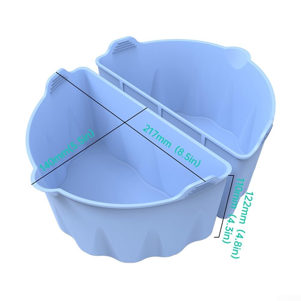 Разделитель BPA Free Silicone Reusable Divider Liner для мультиварки 67QT голубой, фото №2