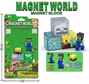 Конструктор магнітний Minecraft, будівельні блоки S001-7 synthetic.ua - Фото 1