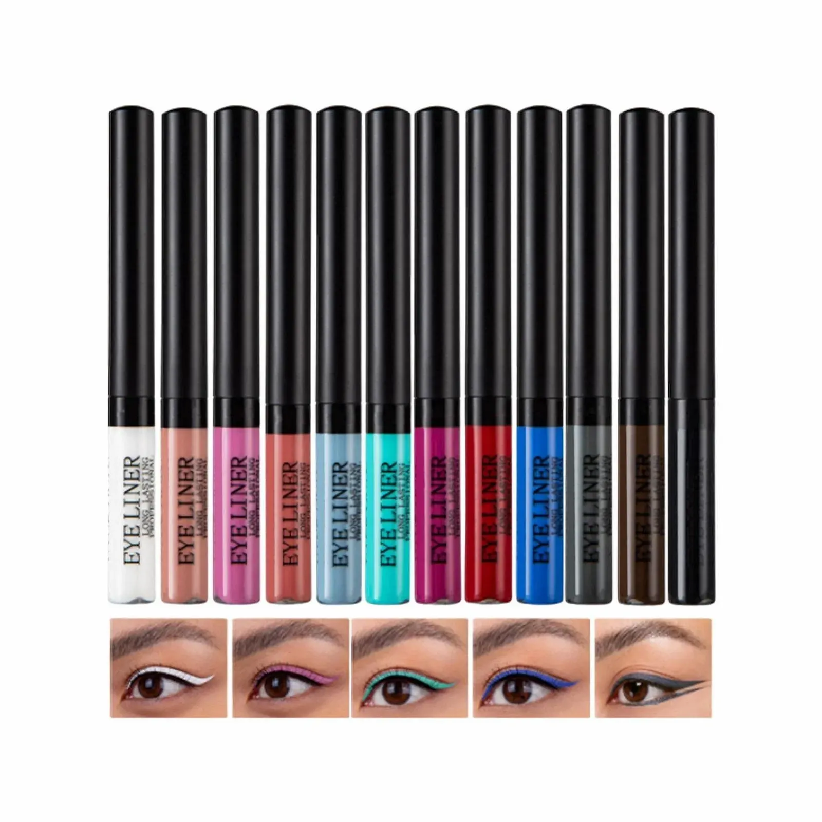 Подводка для глаз Водостойкая Матовая Жидкая, фото №1