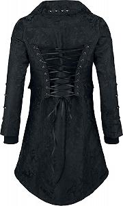 Пальто Gothicana by EMP Корсет з коміром-стійкою Чорний synthetic.ua - Фото 1