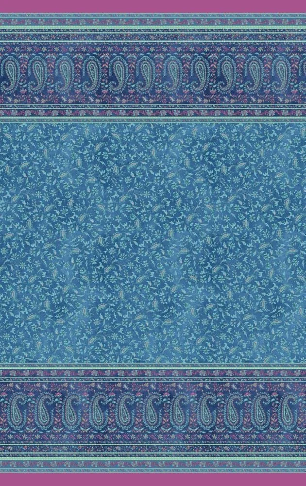 Покрывало Хлопок Bassetti 270 x 270 см Синий, фото №1