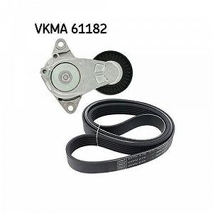 Комплект поликлинового ремня SKF VKMA 61182 synthetic.ua - Фото 1