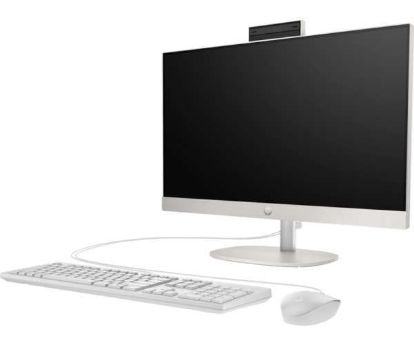 HP Комп'ютер персональний моноблок 240-G10 23.8" FHD IPS AG Intel i5-1335U, 16GB F512GB UMA WiFi кл м 3р DOS білий, фото №3