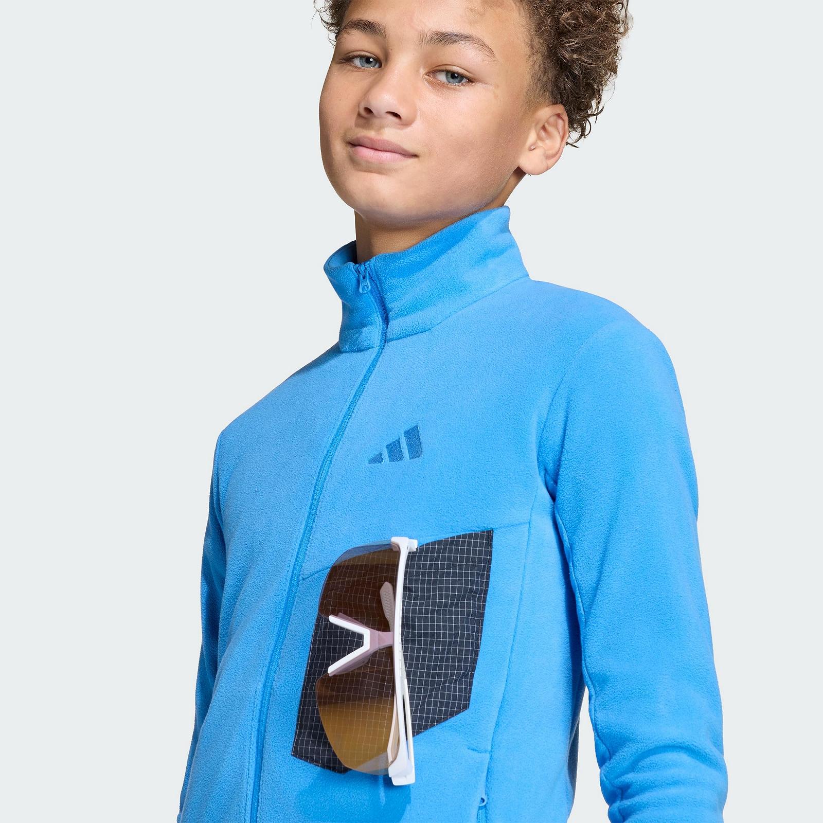Флісова кофта adidas Terrex Kids Multi Full-Zip Polar Fleece Zip, фото №3