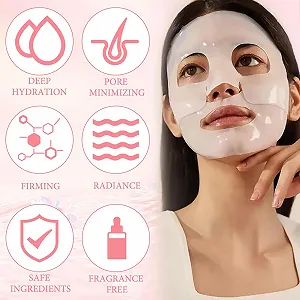 Маска Коллагеновая Для Лица 5 шт Маска Коллагеновая Глубокого Увлажнения Органическая Коллагеновая Маска Корейская Коллагеновая Маска synthetic.ua - Фото 1