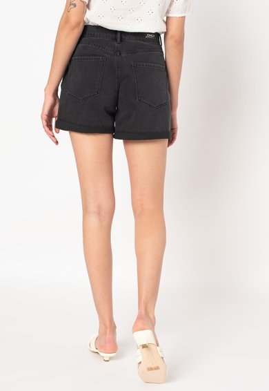 Шорти ONLVEGA LIFE HW MOM SHORTS BJ745 15234370- ONLY Чорний XL, фото №2