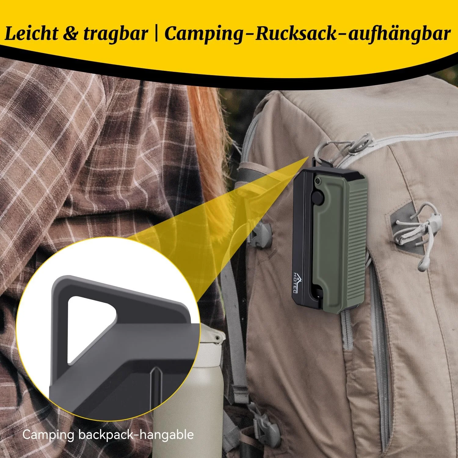 Точило для ножів Hotec розкладна ABS кераміка та вольфрамова сталь чорна, фото №8