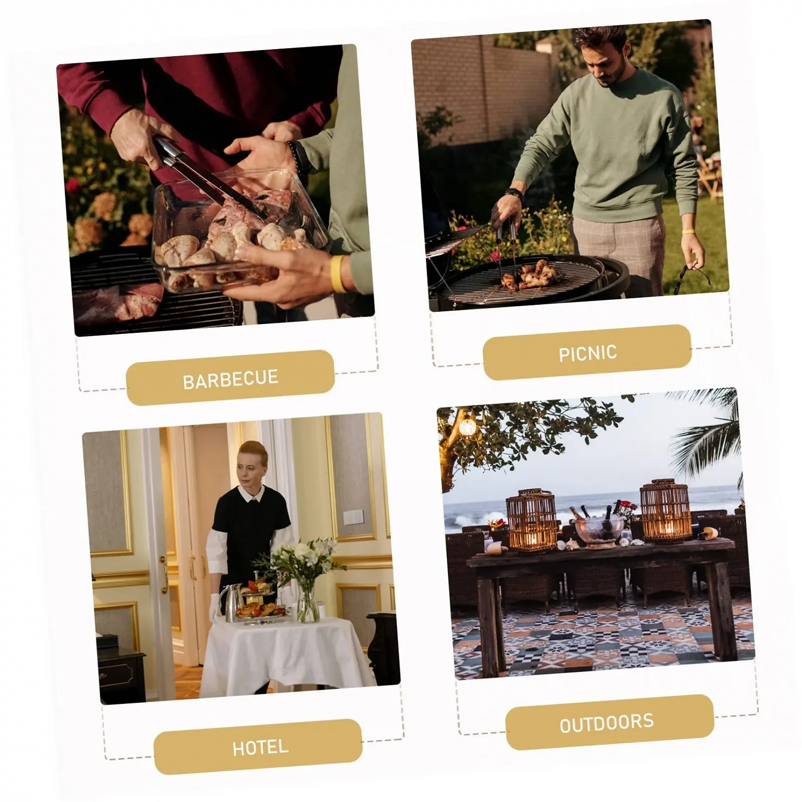 Форма для запекания SOIMISS керамическая с двойными ручками жаростойкая, фото №2