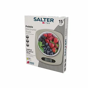 Кухонні ваги Salter Pebble Цифрові 5 kg LCD Тара Aquatronic Stone ціна на synthetic.ua - Фото 1 Кухонні ваги Salter Pebble Цифрові 5 kg LCD Тара Aquatronic Stone synthetic.ua - Фото 1