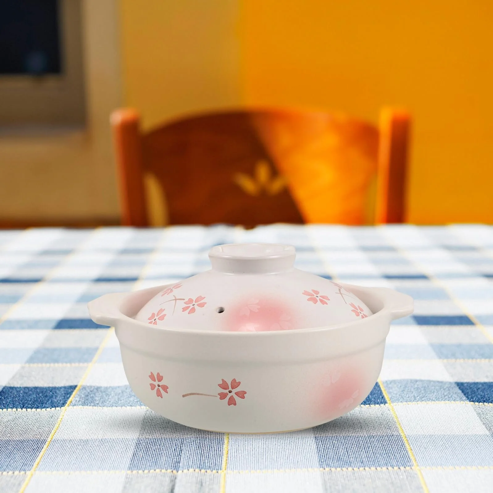 Глиняний горщик Ciieeo Japanese донабе з кришкою, термостійкий, для рису, супу та тушкування, фото №9