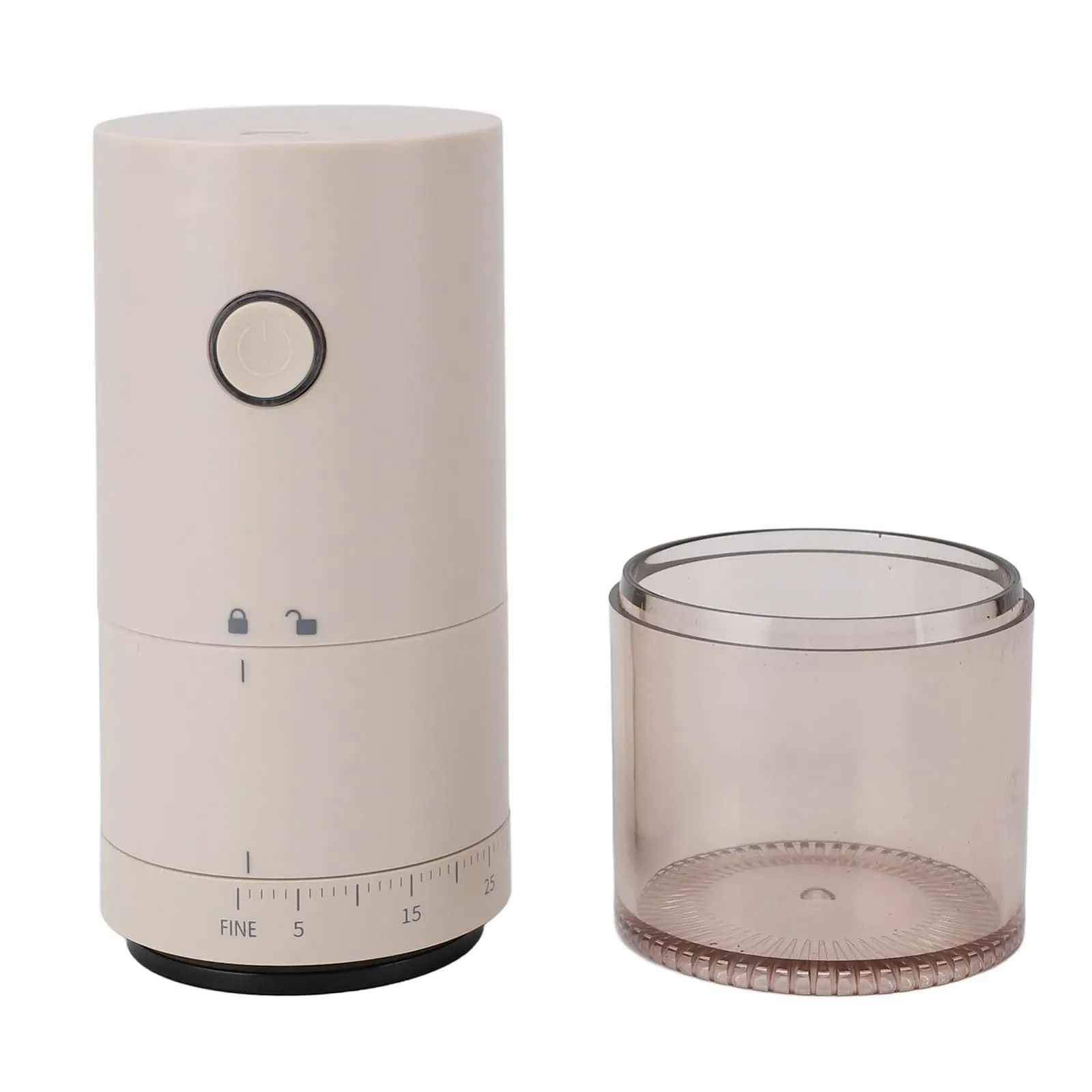 Электрическая кофемолка 38 уровней помола USB портативная аккумуляторная для капельного кофе, фото №3