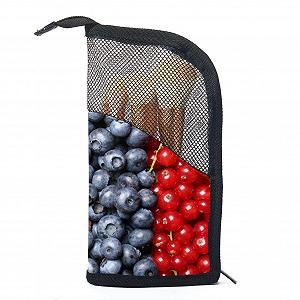 Набір кистей для макіяжу з чохлом 12 шт. Beeren Erdbeerfrucht - Фото 1
