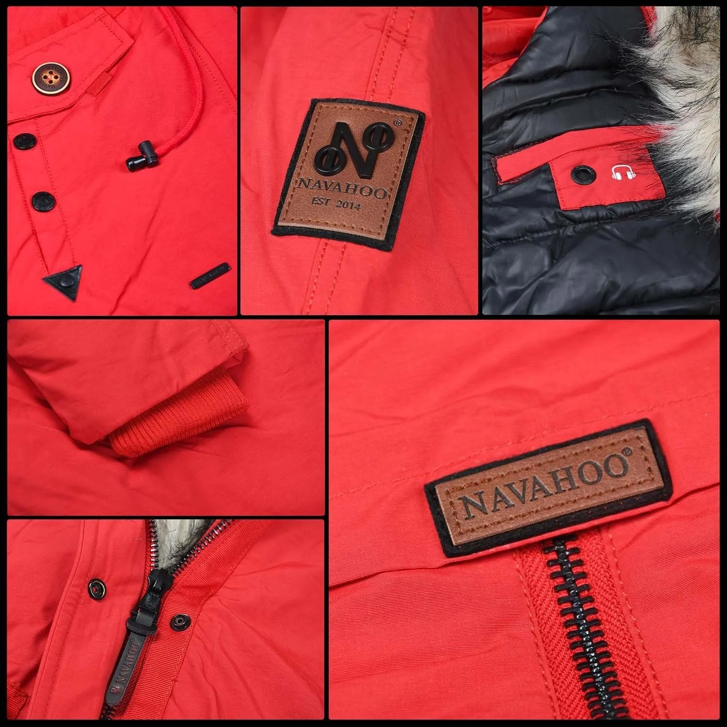 Женская зимняя куртка-парка 2-в-1 Navahoo B365 с теплым мехом, фото №2