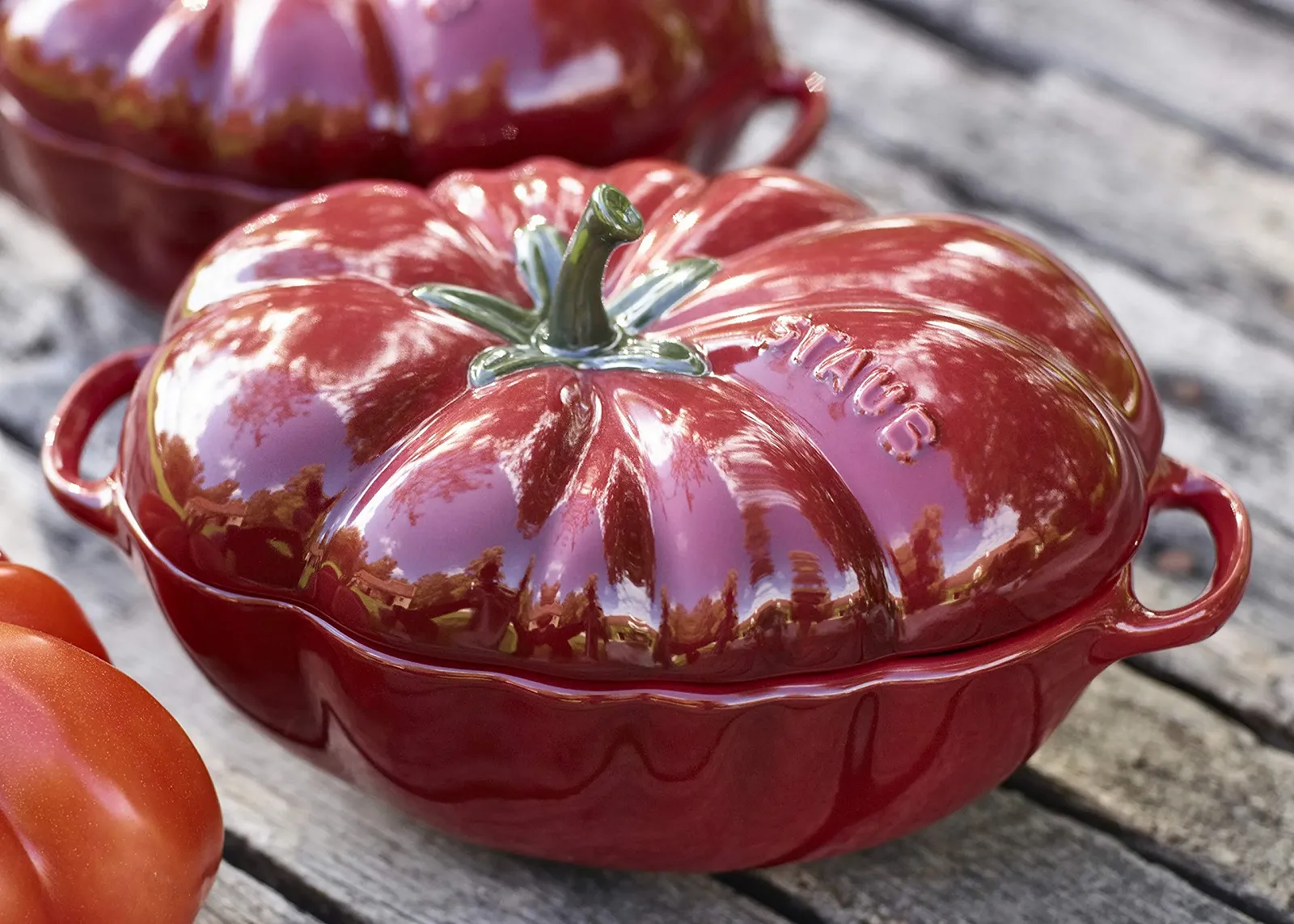 Кокотниця Staub Tomato 405118550 керамічна емальована Червона, фото №2