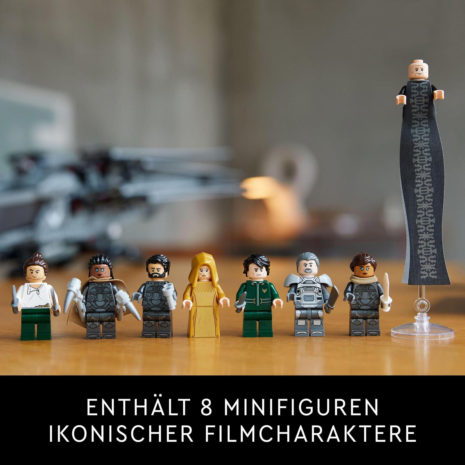 Игрушечный набор LEGO Icons Dune Atreides Королевский Орнитоптер с 8 Минифигурками, фото №6