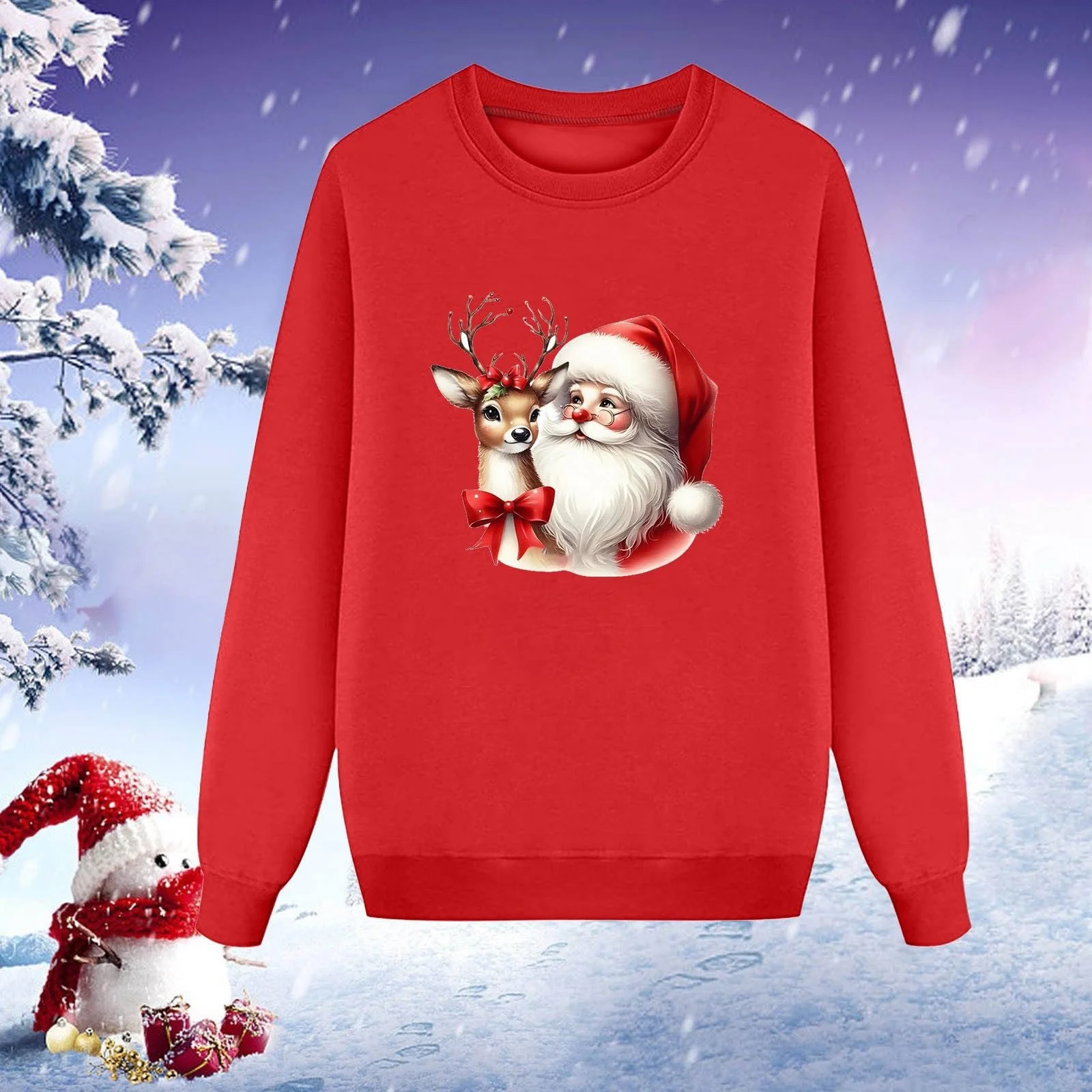 Рождественский свитер Eauptffy для семьи, праздничный свитер, мужской, женский, детский, мужской, смешной, праздничный комплект, рождественский наряд, семейный свитер, фото №2