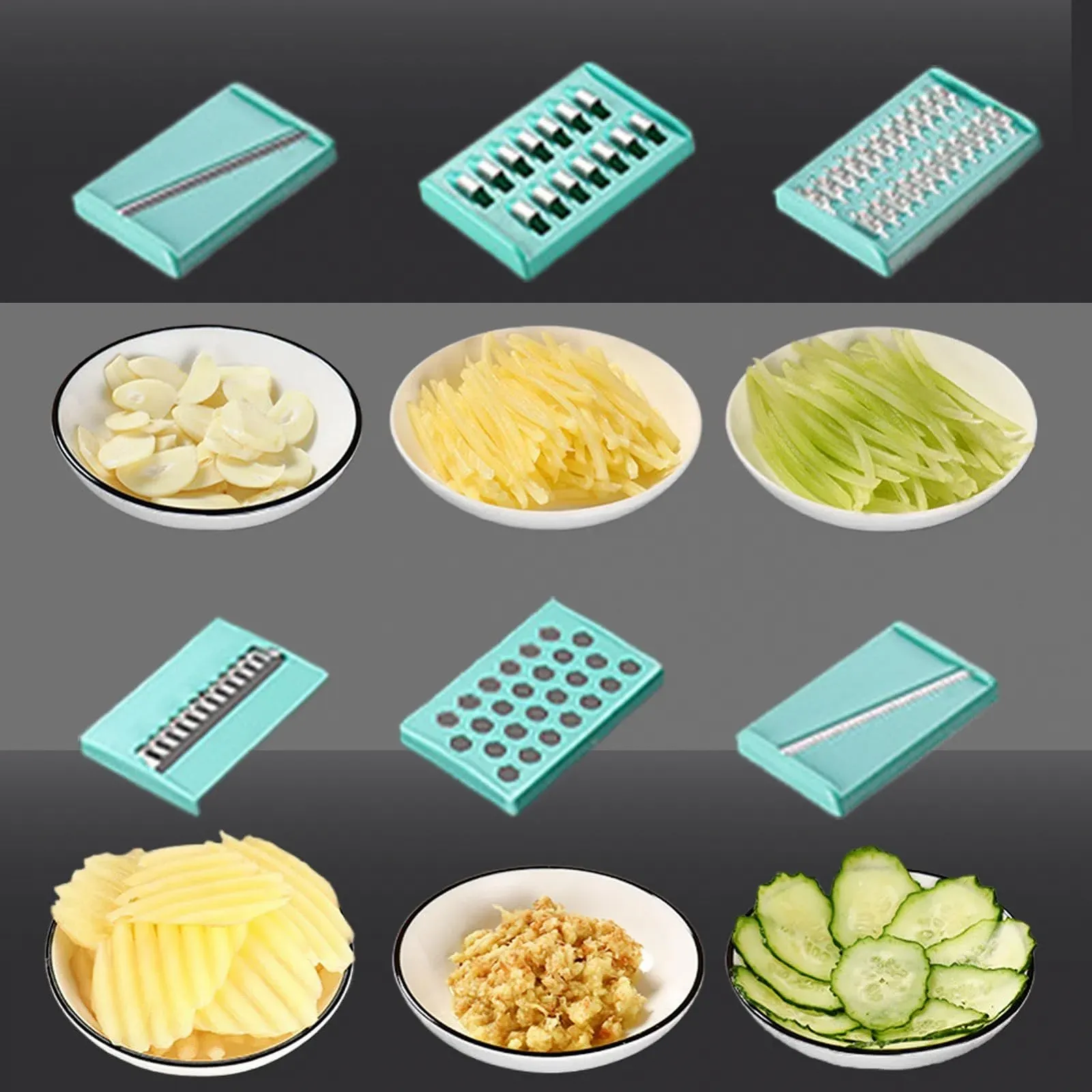 Терка для часнику з магнітною задньою стороною для кухні ресторану та дому, фото №6