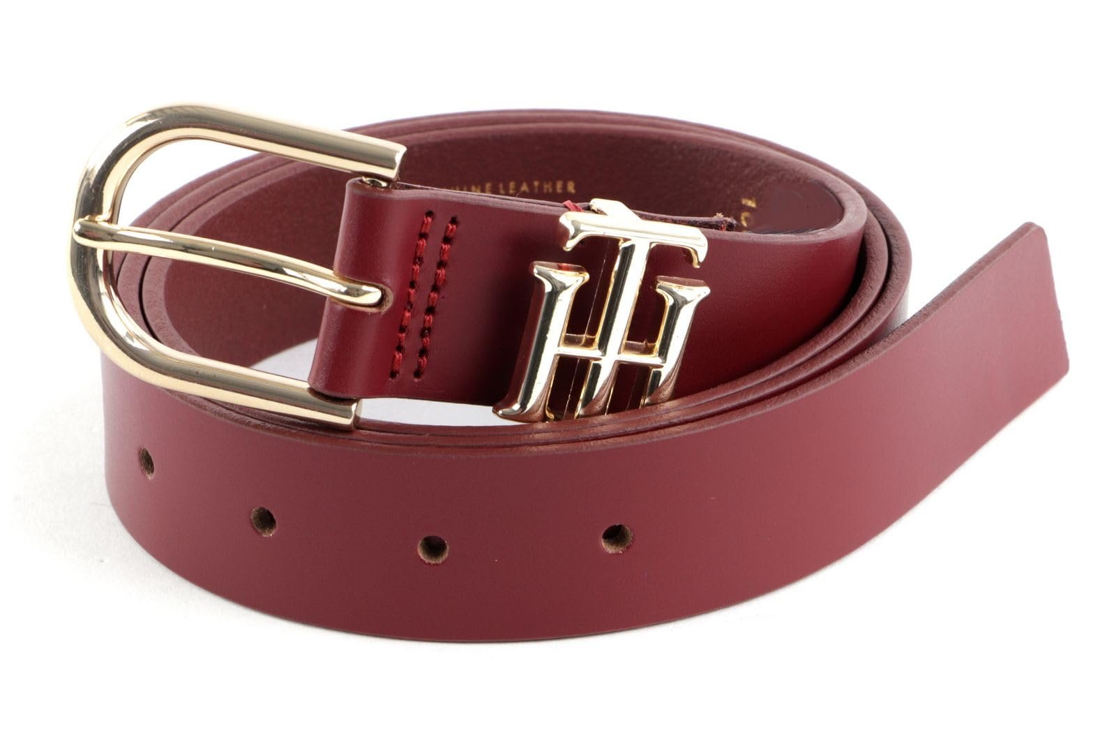 Ремінь Tommy Hilfiger TH Logo Lux 3.0 W90 Червоний, фото №1