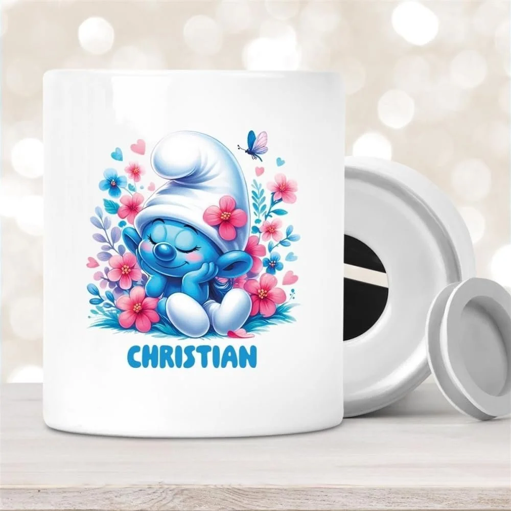 Скарбничка Smurf #1 Керамічна, фото №1