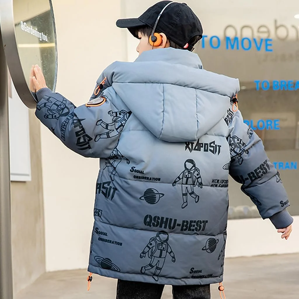 Зимняя куртка linboo для мальчиков, детская., фото №4 Зимняя куртка linboo для мальчиков, детская., фото №4