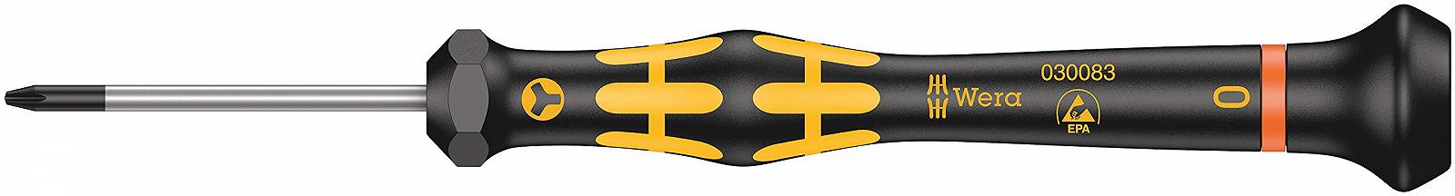 Викрутка Wera 1572 ESD Kraftform Micro 0 x 40 мм, фото №1 Викрутка Wera 1572 ESD Kraftform Micro 0 x 40 мм, фото №1