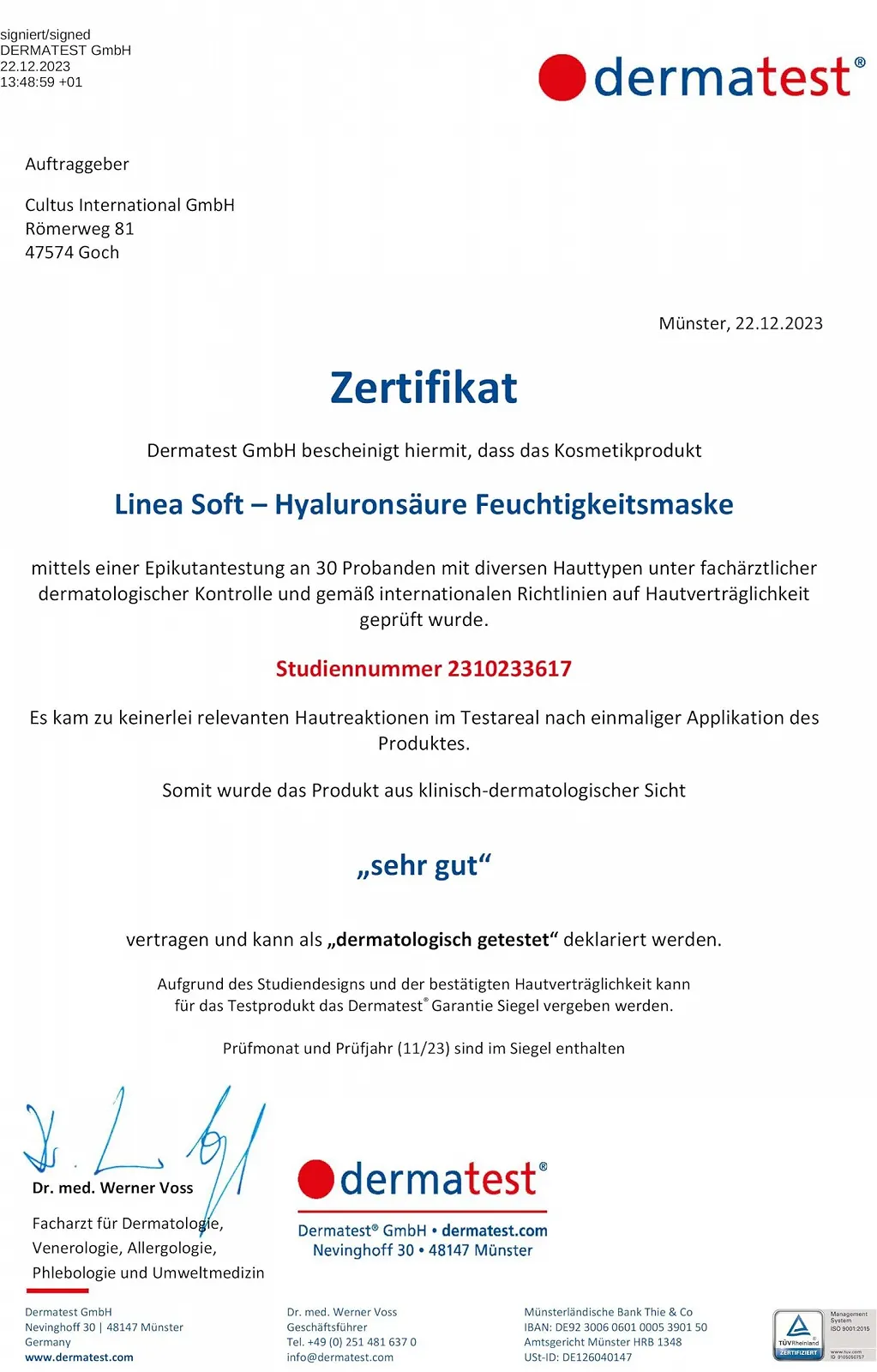 Маска для лица Linea Soft вискозный флис, набор 5 шт, увлажняющая, гиалуроновая кислота, антивозрастной, фото №6