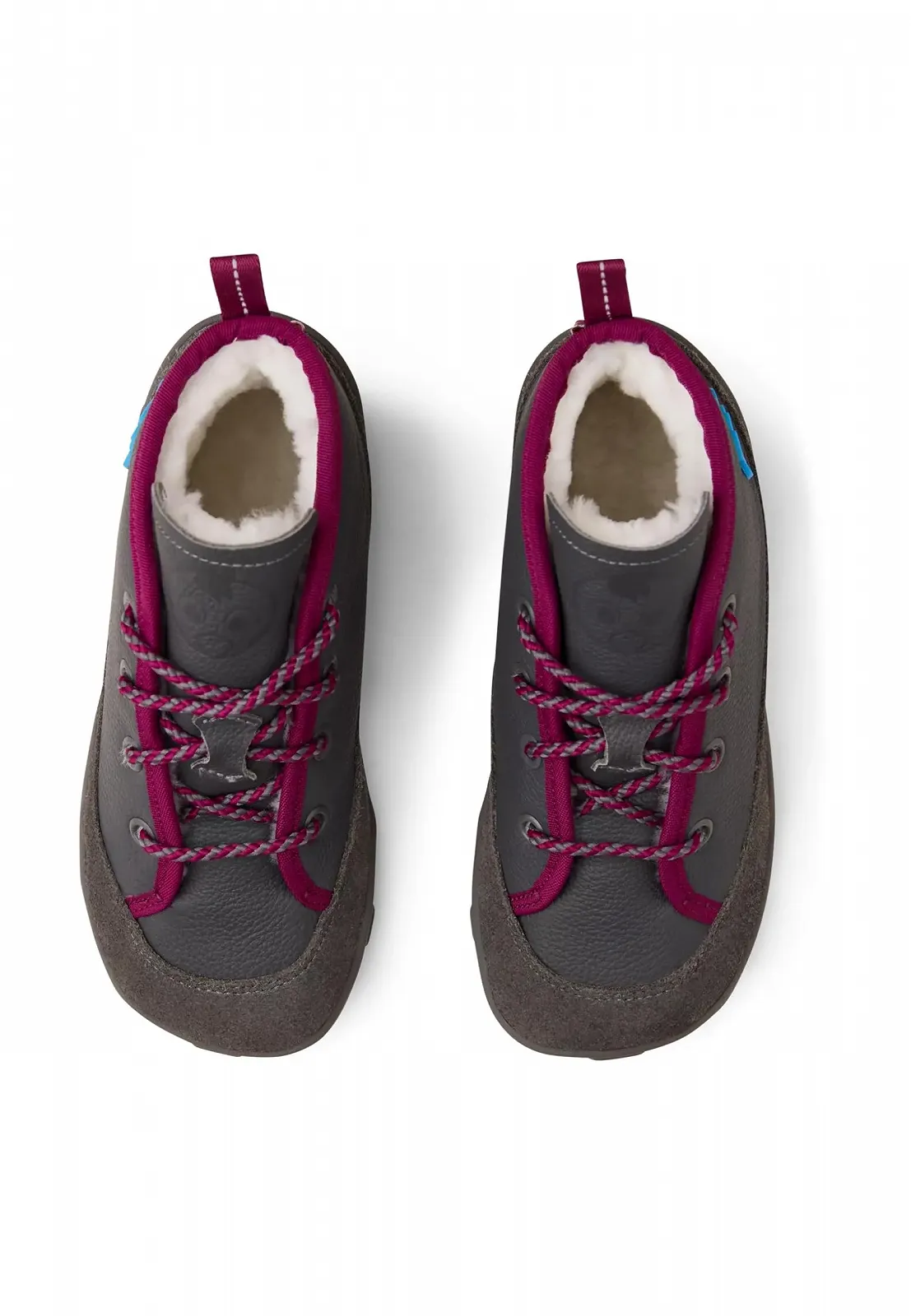 Ботинки Affenzahn Easy Reflective зимние кожаные с подкладкой из овчины Размер 21-32, фото №6