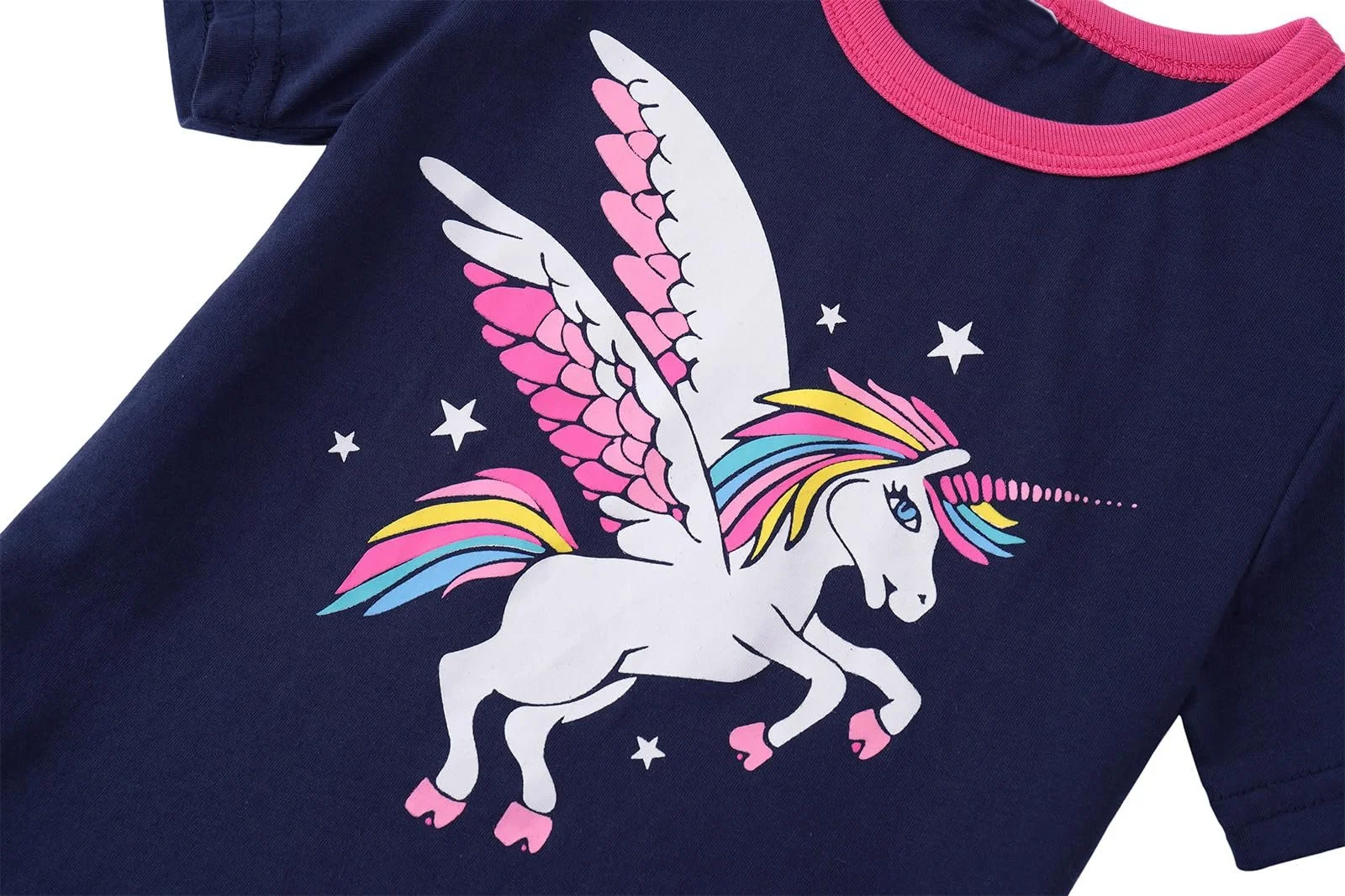 Пижамный комплект Детский Unicorn Хлопок Лето для девочек 3-8 лет 4 шт, фото №4 Пижамный комплект Детский Unicorn Хлопок Лето для девочек 3-8 лет 4 шт, фото №4