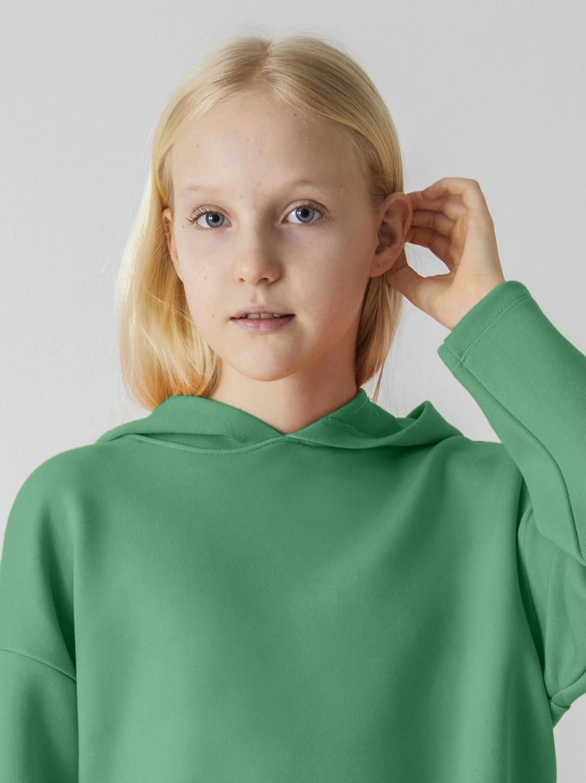 Толстовка LTB Jeans Henozo для девочек, размер 128 см, зеленая, фото №4