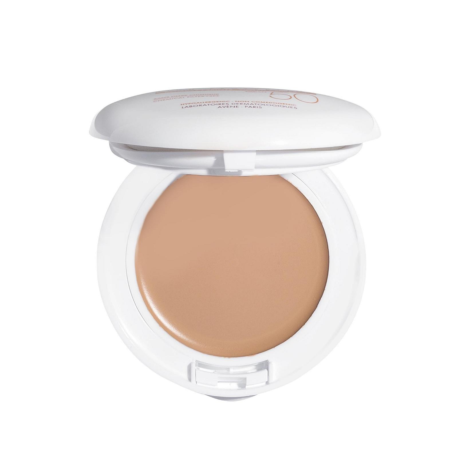 Компакт Avène SPF50 Кольоровий Глина Пісок Нова Формула, 10 г, прозорий, фото №1