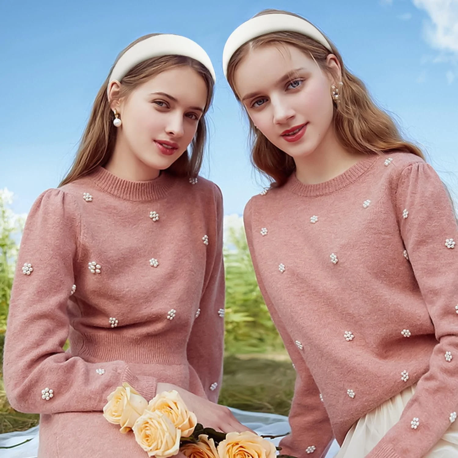 Обруч Модний Однотонний Нековзкий для Волосся 2,5 см, фото №6