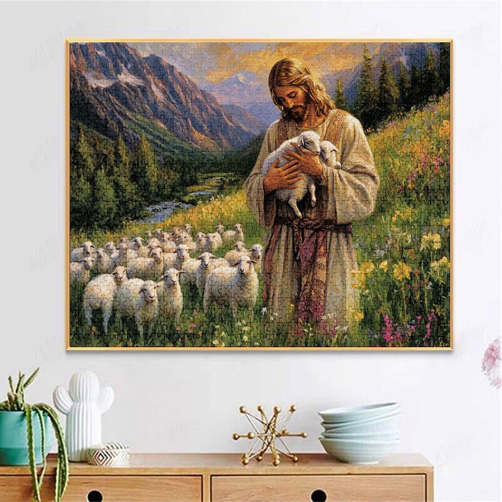 Пазл Jqqhhoyy H-4052 Овца деревянный 1000 деталей 75 x 50 см, фото №2 Пазл Jqqhhoyy H-4052 Овца деревянный 1000 деталей 75 x 50 см, фото №2