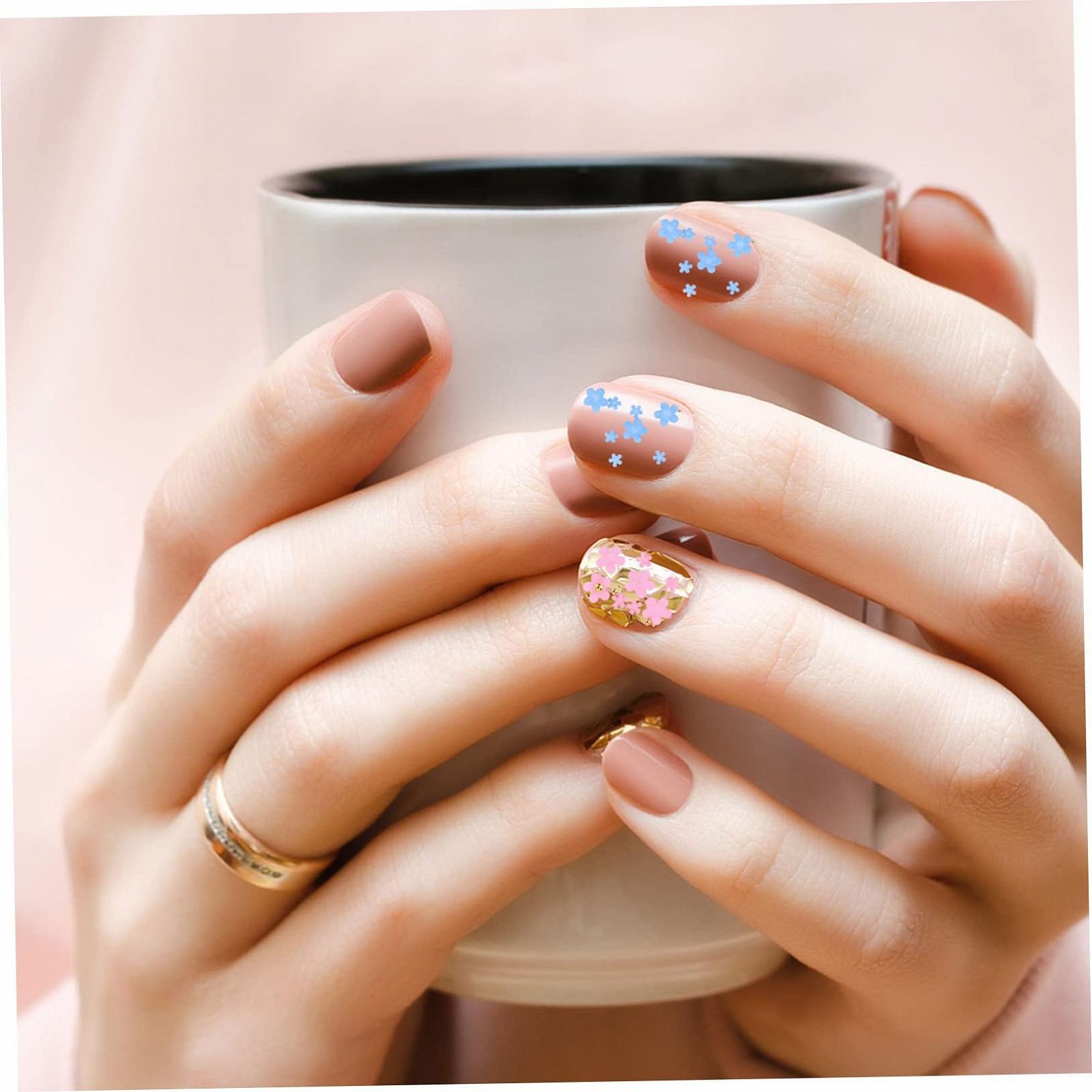 Цветы Листья для Ногтей PLAFOPE, 5 упаковок, фото №5