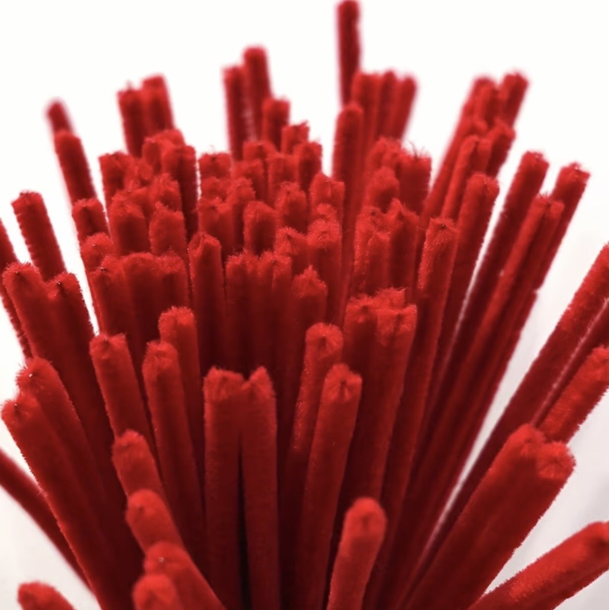 Синельний дріт 6х30см червоний, фото №1