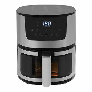 Мультипіч Digital Hot Air Fryer 7L Family Size сенсорний дисплей 9 програм чорна - Фото 1