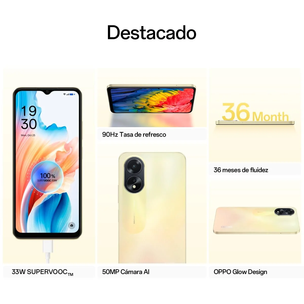Смартфон Oppo A38 Dual SIM 128GB 4GB RAM Сияющий черный, фото №2