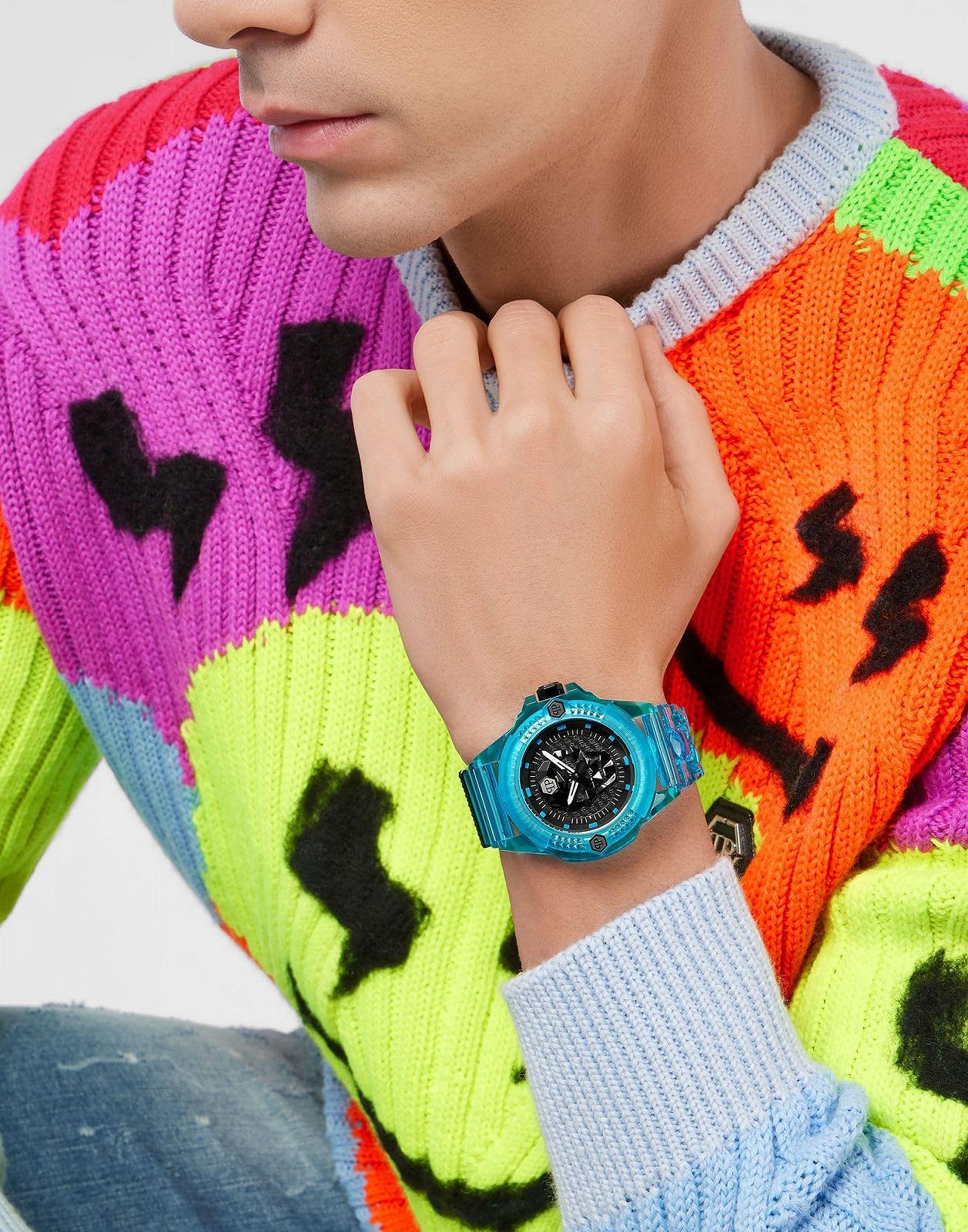 Часы Philipp Plein $Kull Scuba Duba Edition Аналоговый Кварцевый Силикон Мужские Унисекс, фото №5 Часы Philipp Plein $Kull Scuba Duba Edition Аналоговый Кварцевый Силикон Мужские Унисекс, фото №5