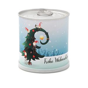 Свеча Dufte! Crinkle Gnome Дерево Merry Christmas черная, диаметр 7.5 x 8 см - Фото 1
