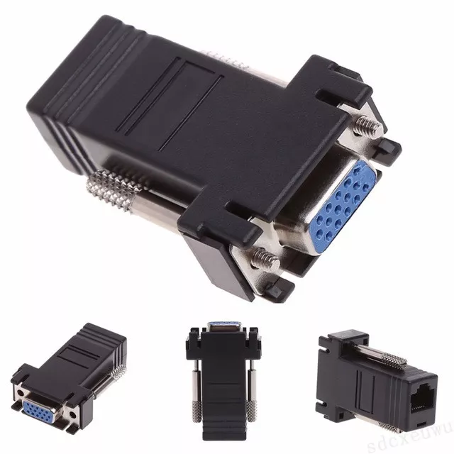 Пасивний розтягувач B VGA RJ-45 to VGA female Q100 Взяти в ПАРУ з10534, фото №1