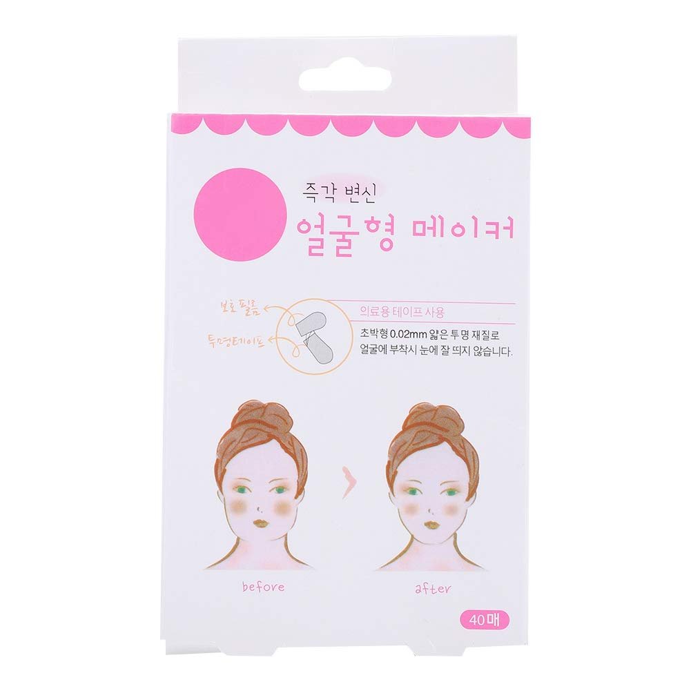 Наклейки для підтяжки обличчя V Shape Face Hide 40 штук, фото №7