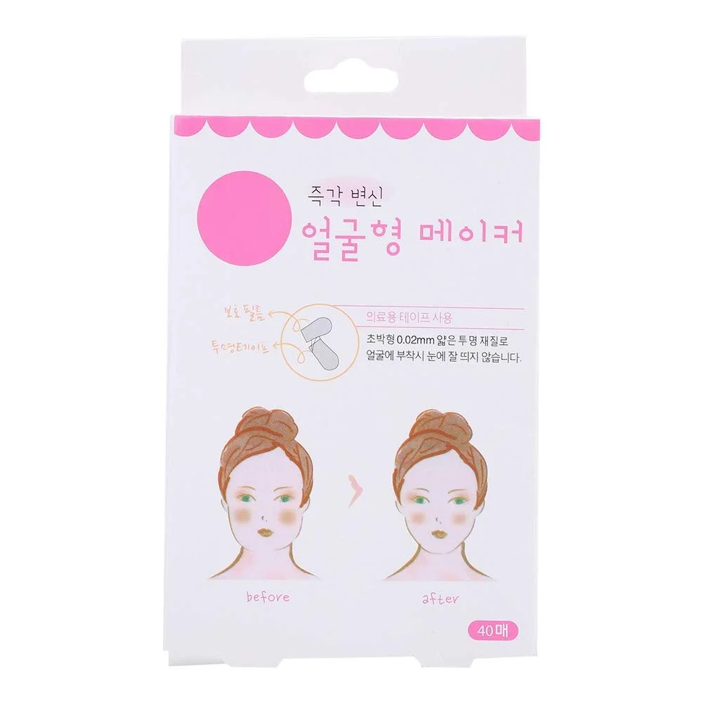 Наклейка для подтяжки лица V Shape Face Hide 40 штук, фото №7