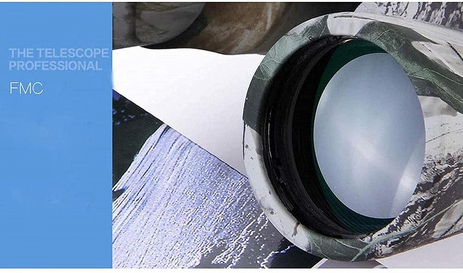 Бинокль Metal Double Tube Camouflage 10x50 водонепроницаемый ударопрочный BAK4 FMC многослойное покрытие камуфляжный, фото №4