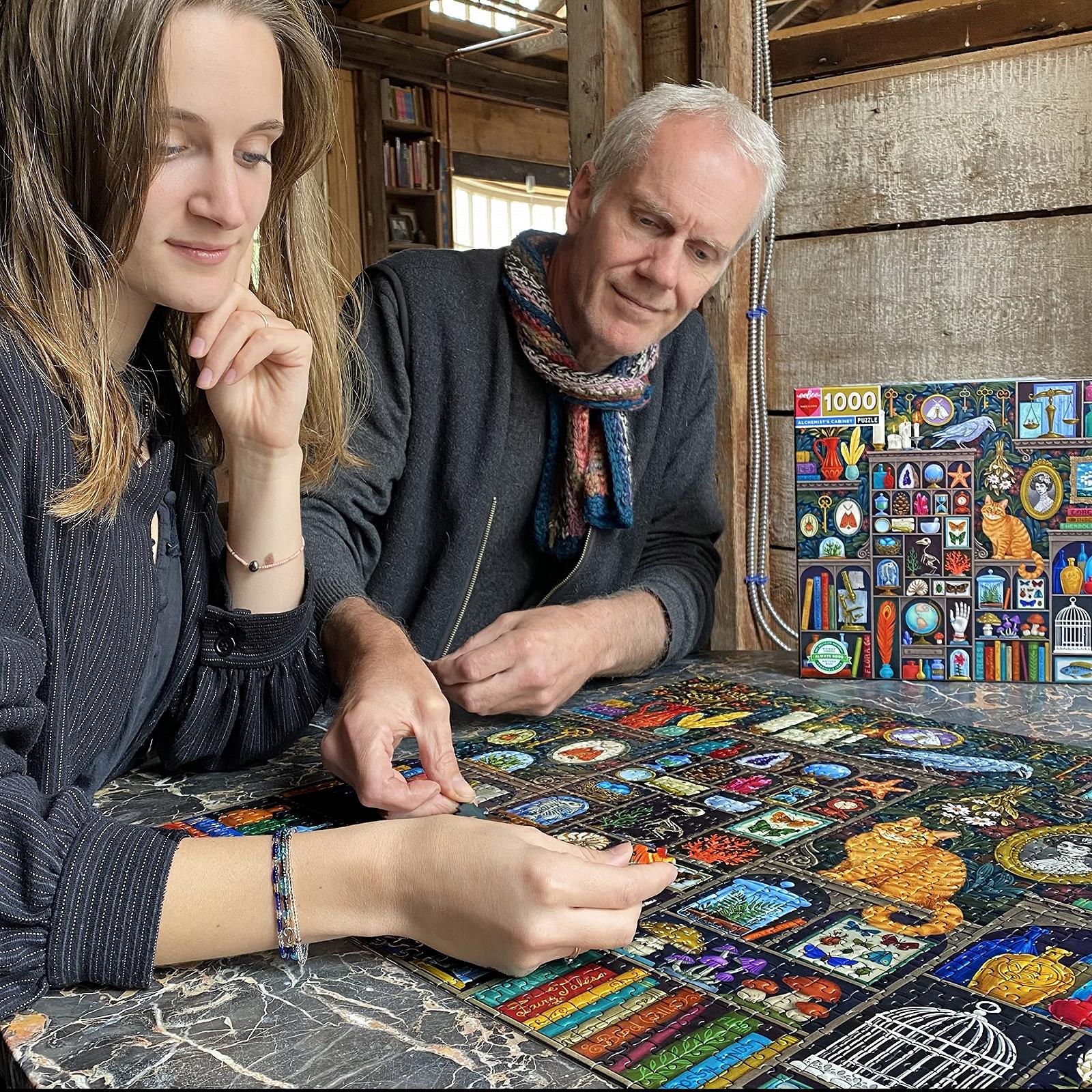 Пазл eeBoo Piece and Love Alchemist Cabinet 1000 деталей квадратный, фото №5