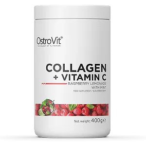 Коллаген Collagen Vitamin C 400g Raspberry limonade with mint - Фото 1