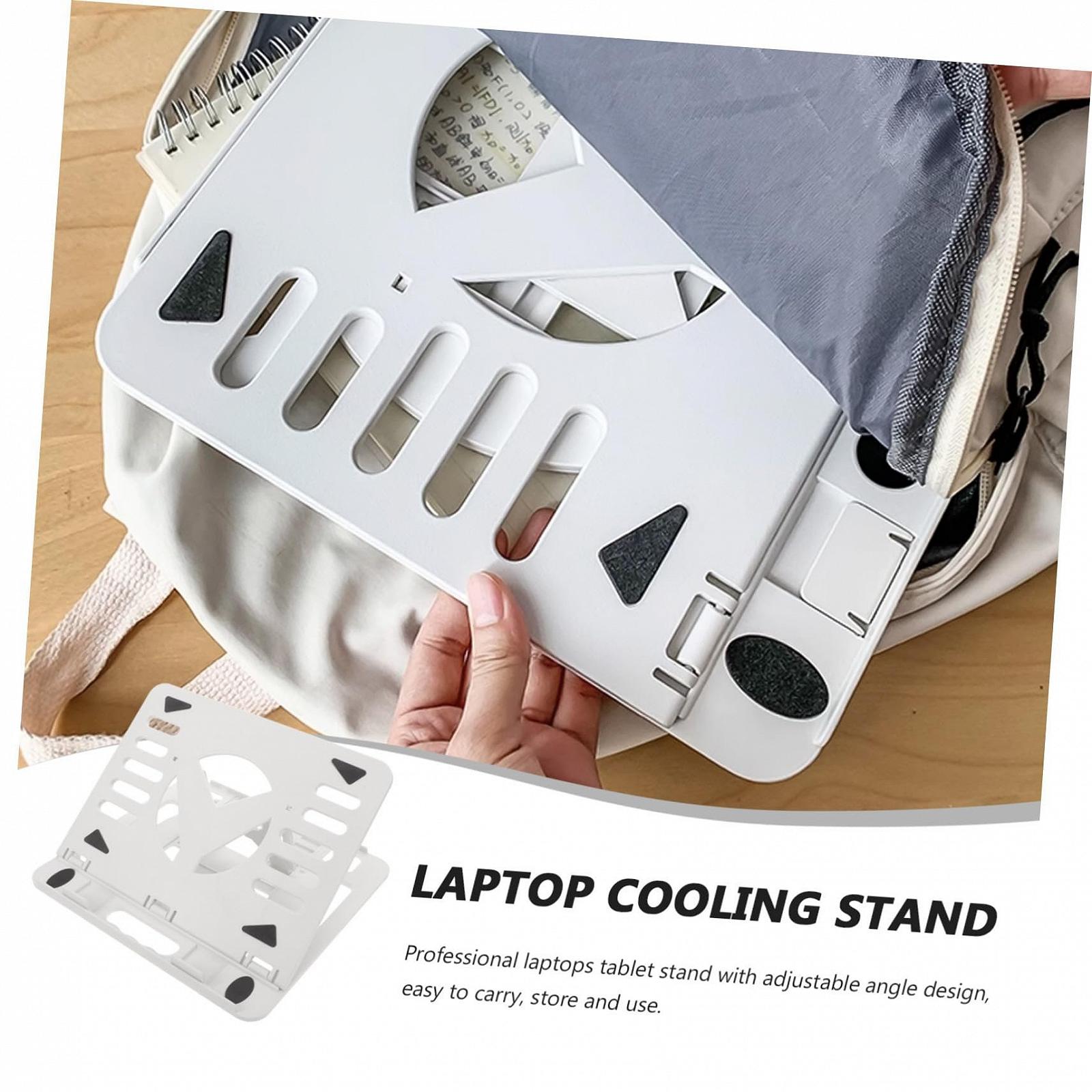 Підставка для ноутбука складана Operitacx Пластик Регульована портативна, фото №3