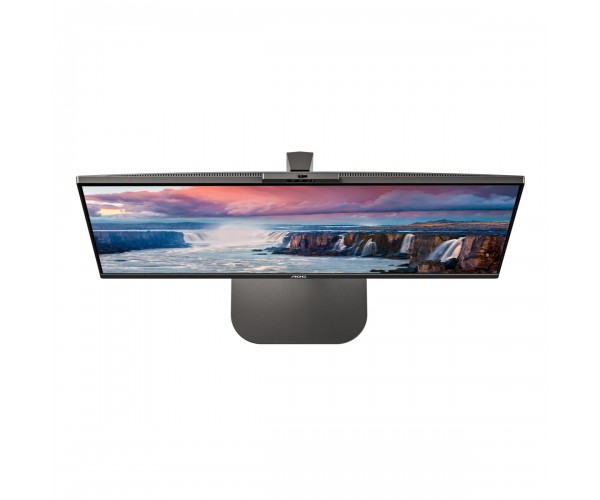 Монітор TFT 27" AOC Q27V5CW/BK, QHD IPS sRGB 126%, 75Гц, 1 мс HDMI DP USB-C USB-hub HAS Pivot webcam колонки чорний, фото №8